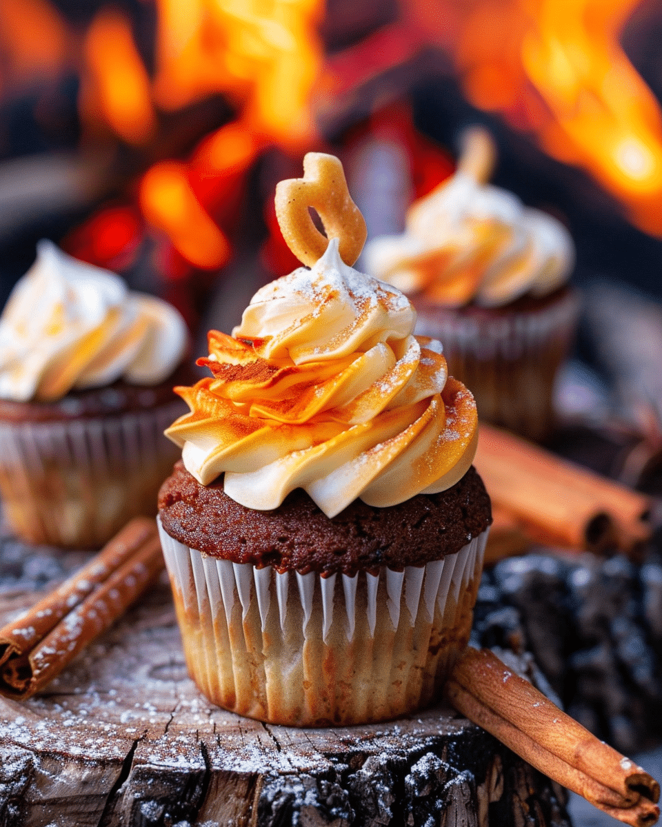 Camp Fire Cupcakes