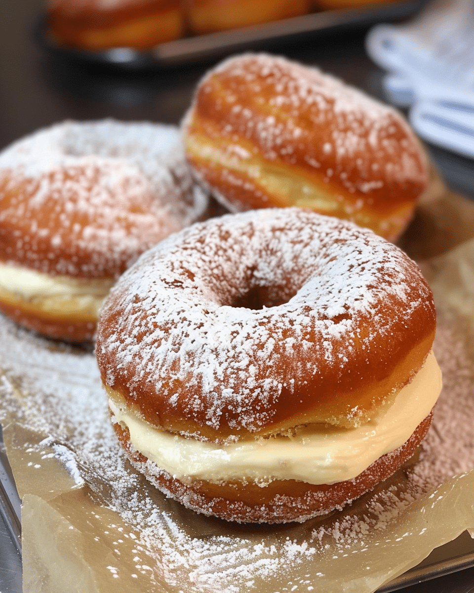 Korean Milk Cream Donut