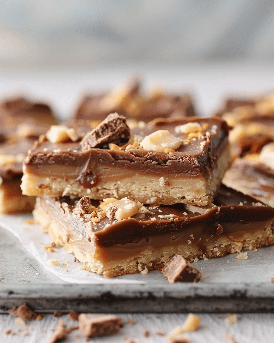 Twix Cookie Bars