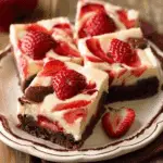 Easy Strawberry Cheesecake Brownies