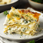 Creamy White Cheese Chicken Lasagna
