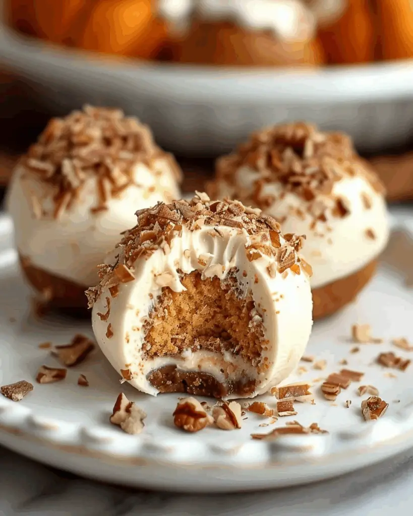 No Bake Pumpkin Cheesecake Balls