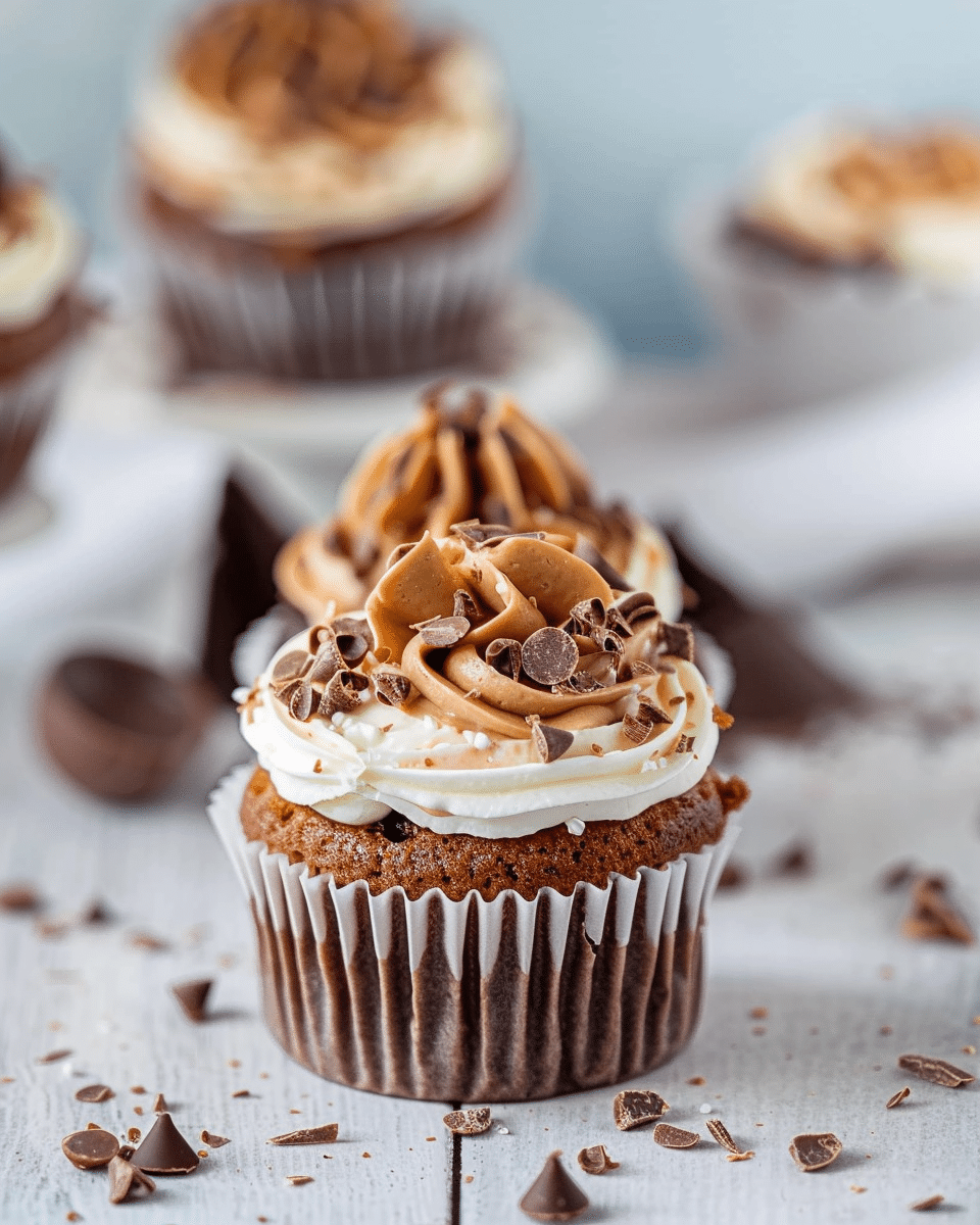 Nutella Cheesecake Cupcakes