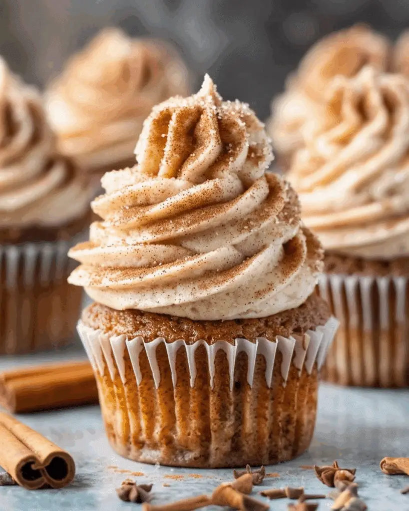 Cinnamon Sugar Swirl Cupcakes