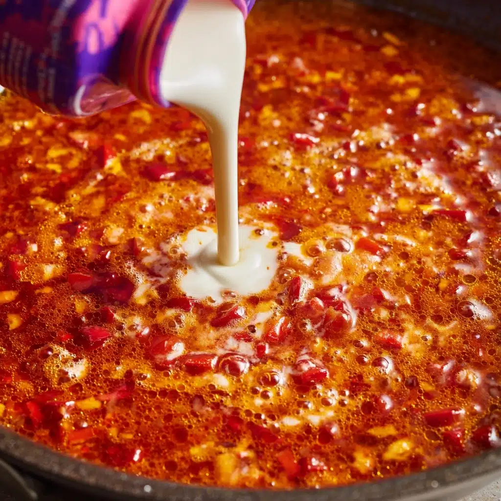 Easy Roasted Red Pepper Pasta Sauce (Creamy Recipe) Recipe - Recipe Image