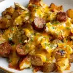 Cheesy Ranch Potatoes and Sausage Recipe