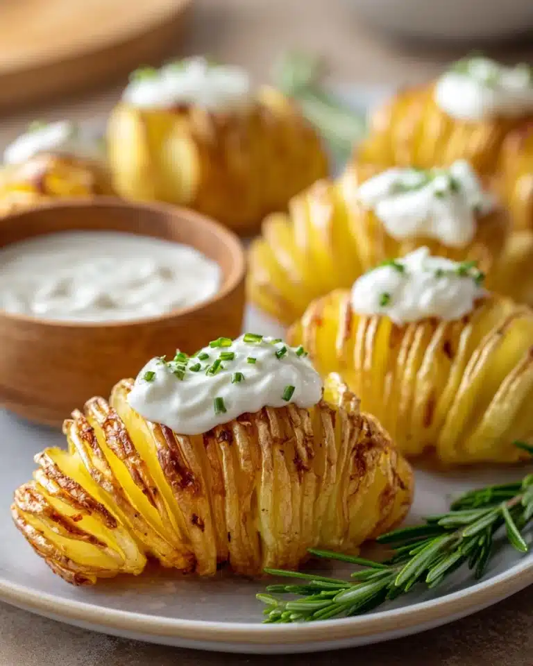 Crispy Hasselback Potatoes Recipe