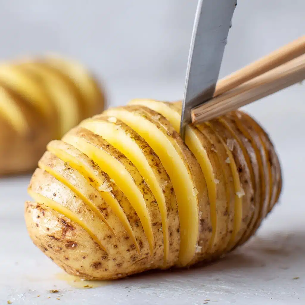 Crispy Hasselback Potatoes Recipe 5 Crispy Hasselback Potatoes Recipe - Recipe Image