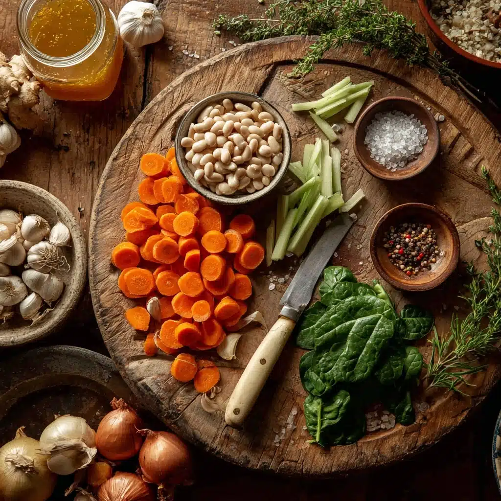 Hearty Tuscan White Bean Soup Recipe - Recipe Image