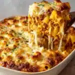 Baked Ziti with Ground Beef and Sausage Recipe