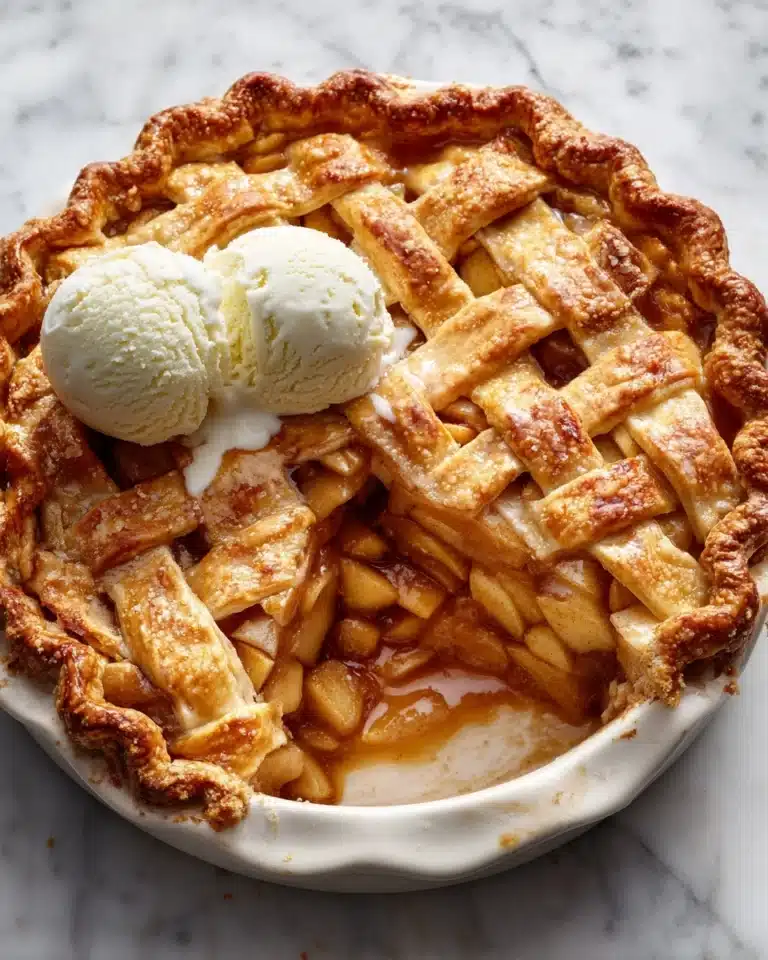 186 Calorie Apple Pie for One Recipe