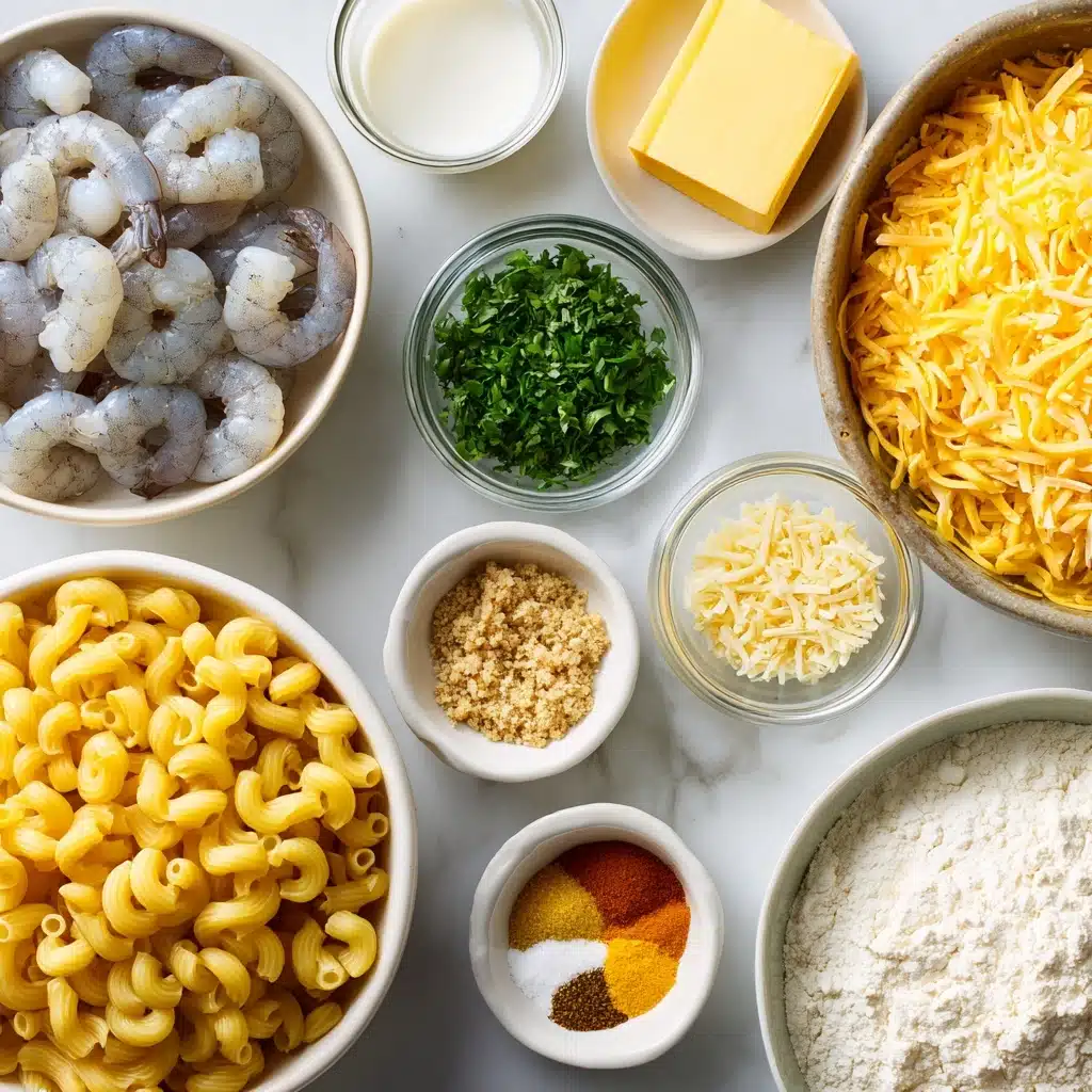 Baked Shrimp Mac and Cheese Recipe - Recipe Image