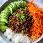 Korean Ground Beef Bowls Recipe