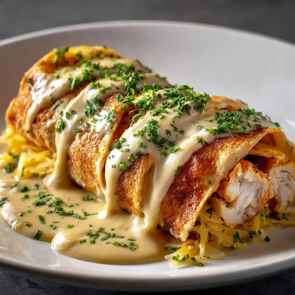 Cheesy Garlic Chicken Wraps Recipe - Recipe Image