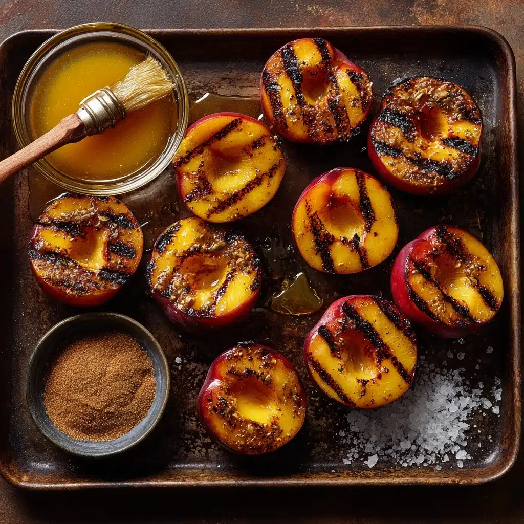 Grilled Peaches with Ice Cream Recipe - Recipe Image