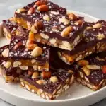 Dark Chocolate and Sea Salt Nut Bars Recipe