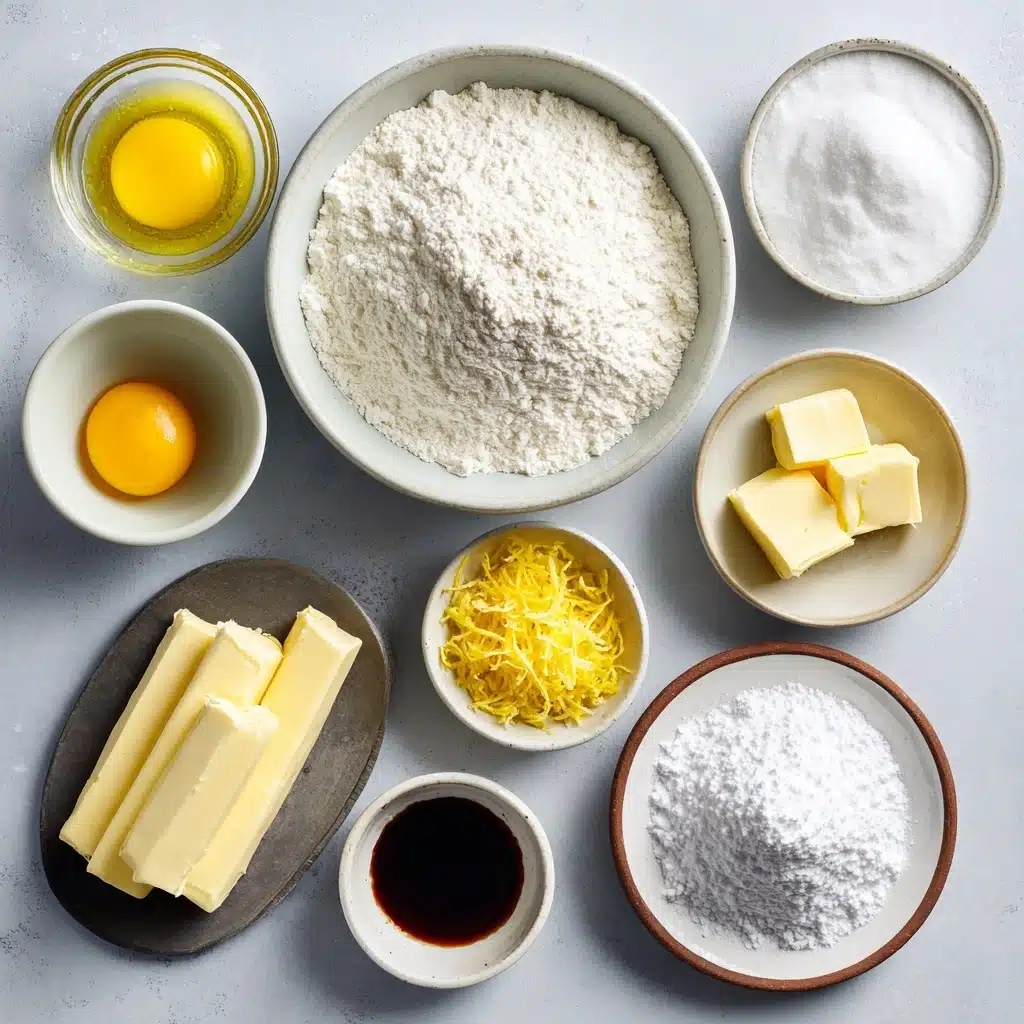 Perfectly Soft and Chewy Lemon Sugar Cookies Recipe - Recipe Image