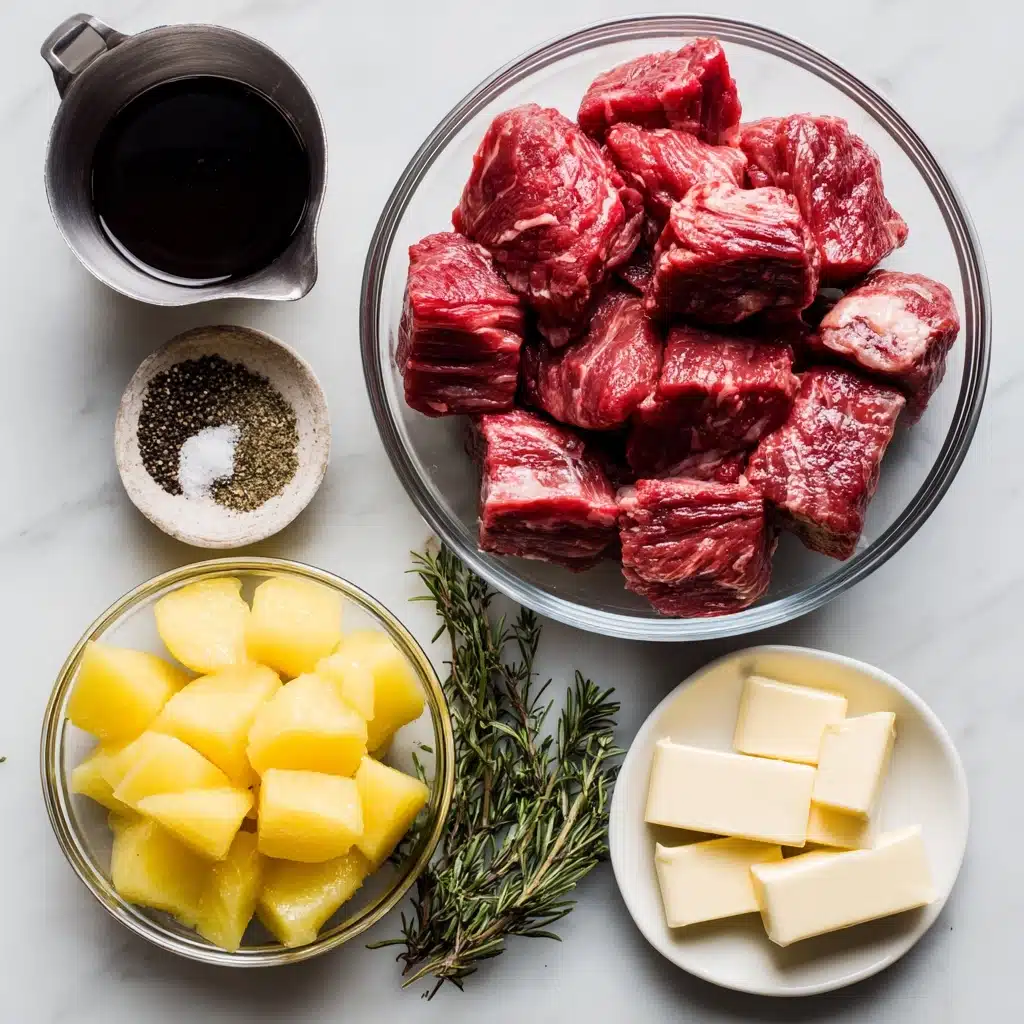 Garlic Butter Beef Bites with Potatoes Recipe 5 Garlic Butter Beef Bites with Potatoes Recipe - Recipe Image