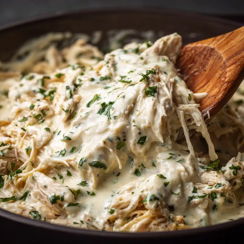 Crock pot Chicken Alfredo Casserole Recipe - Recipe Image