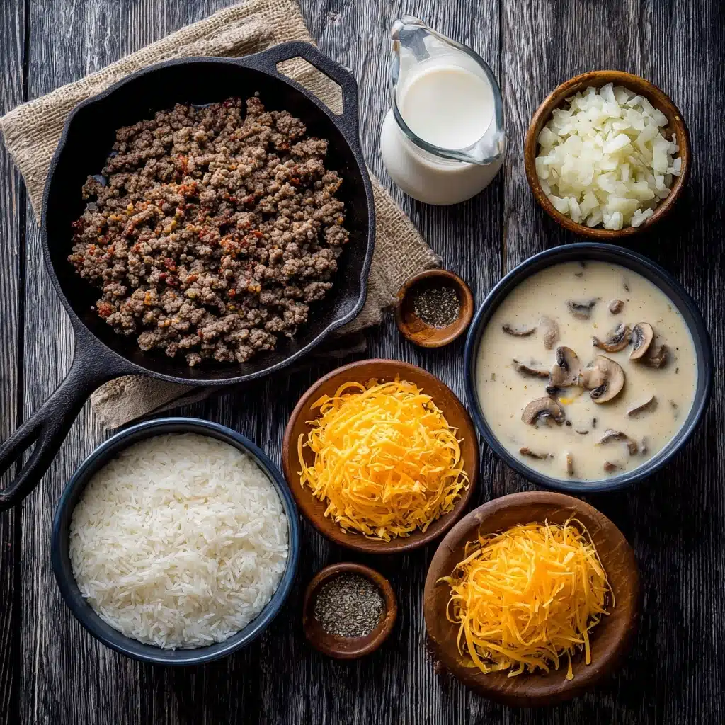 Crockpot Hamburger Hashbrown Casserole Recipe - Recipe Image