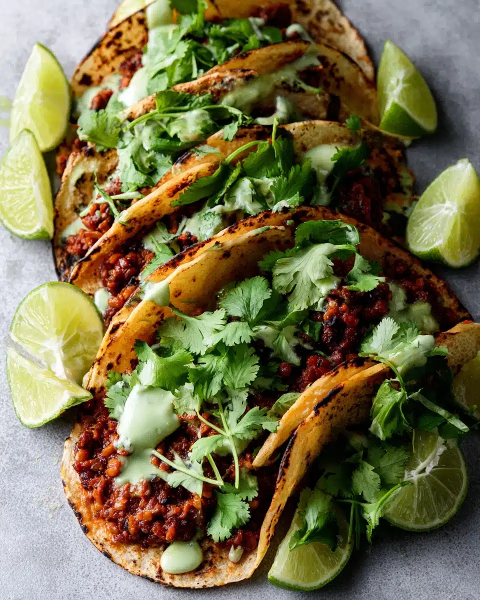 Easy Cauliflower Lentil Tacos Recipe