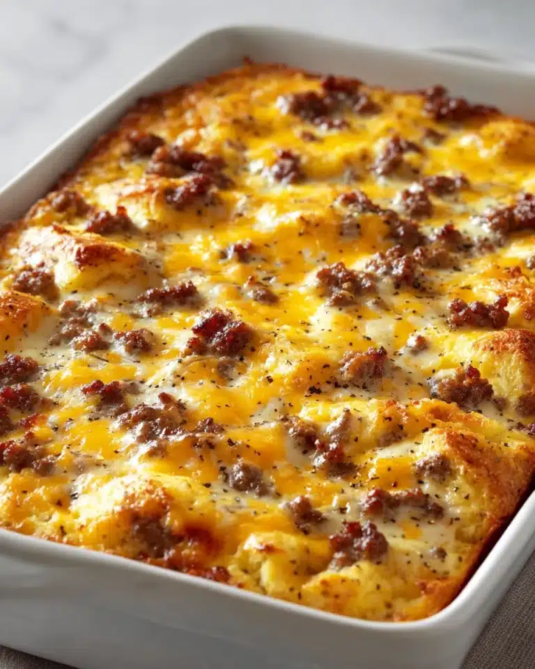 Biscuits and Gravy Casserole Recipe