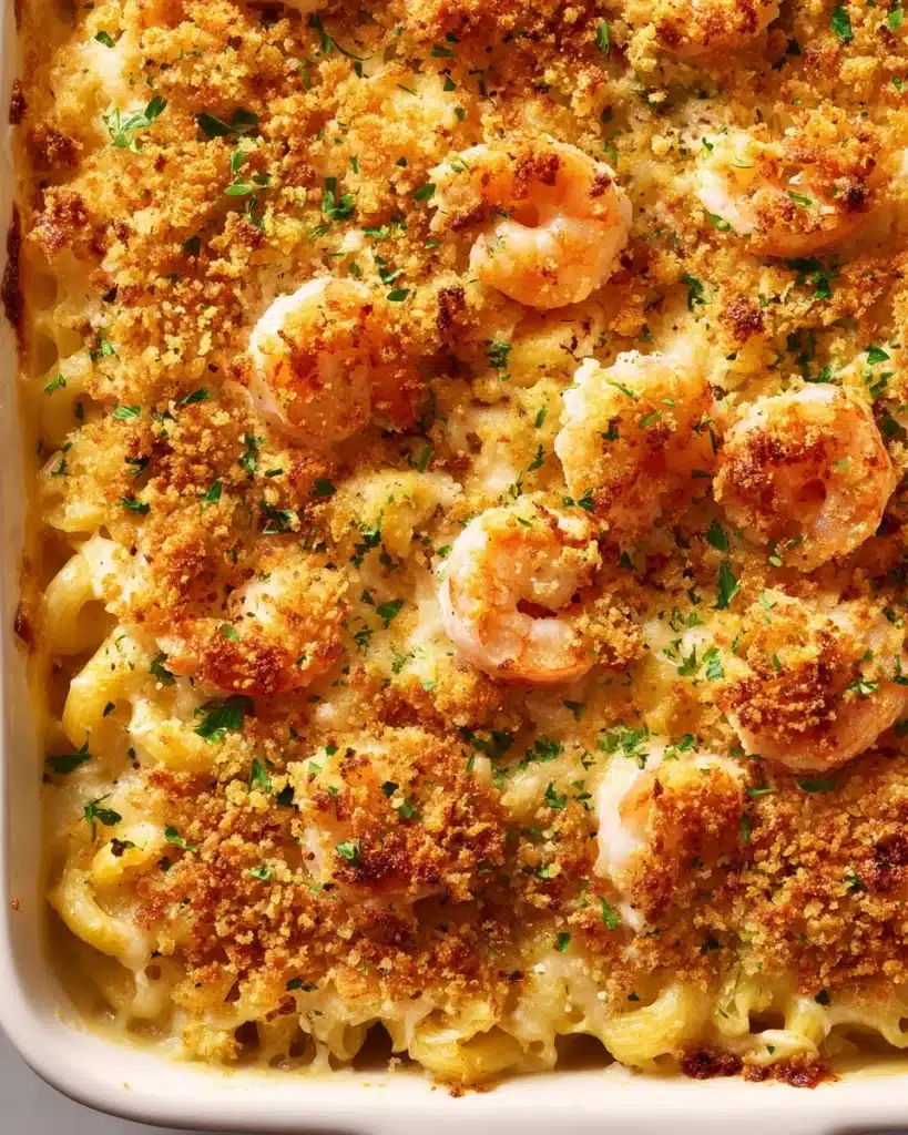 Baked Shrimp Mac and Cheese Recipe
