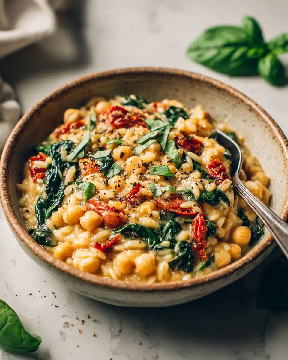Marry Me Chickpeas and Orzo Recipe