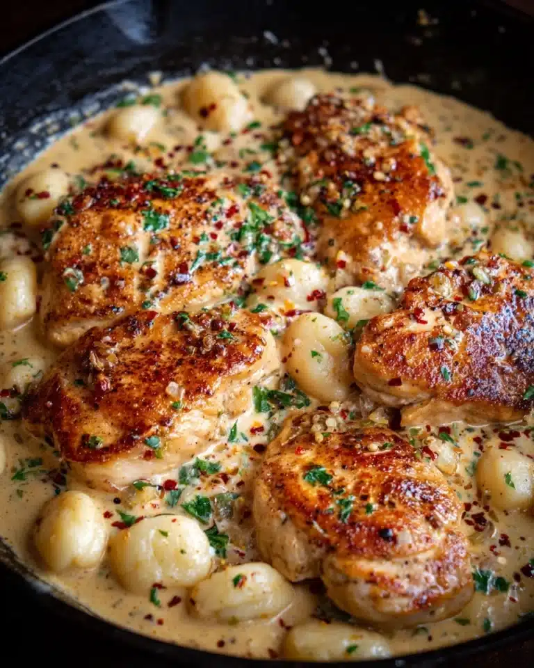 Creamy Chicken and Gnocchi Recipe