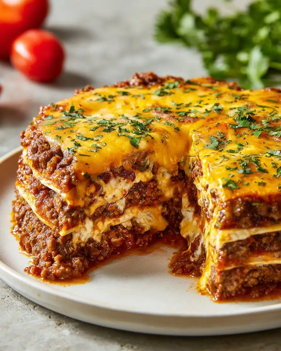 Taco Casserole With Tortillas Recipe