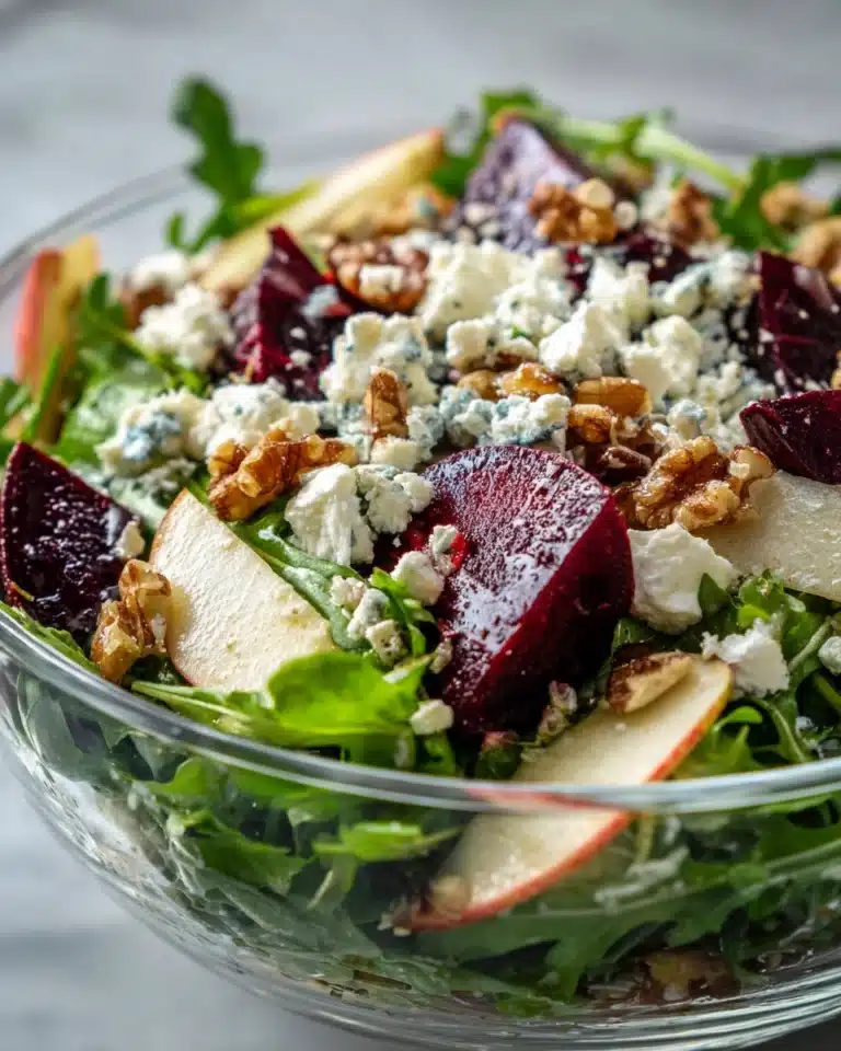 Beet and Arugula Salad with Goat Cheese Recipe