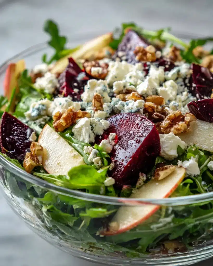 Beet and Arugula Salad with Goat Cheese Recipe