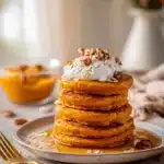 Healthy Pumpkin Oatmeal Pancakes - Blender, GF Recipe
