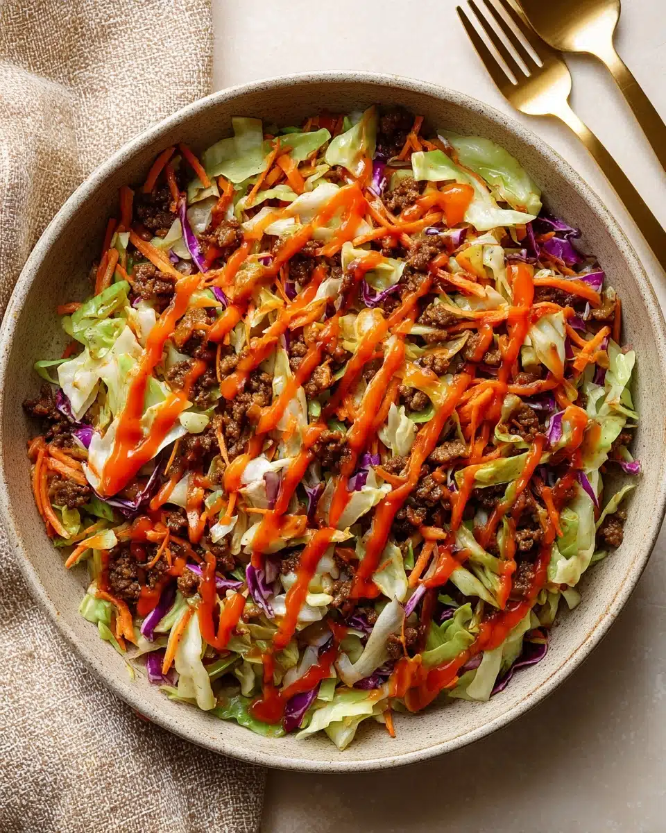 Easy Lean & Green Egg Roll in a Bowl with Turkey Recipe