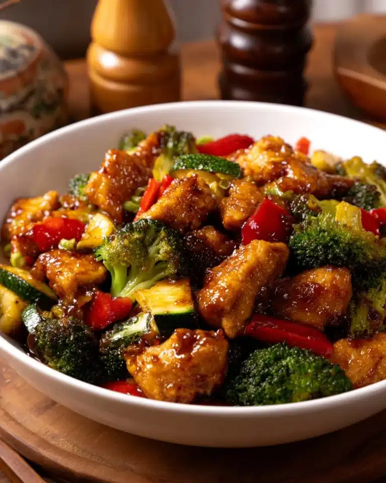 Chicken with Mixed Vegetable Stir Fry Recipe