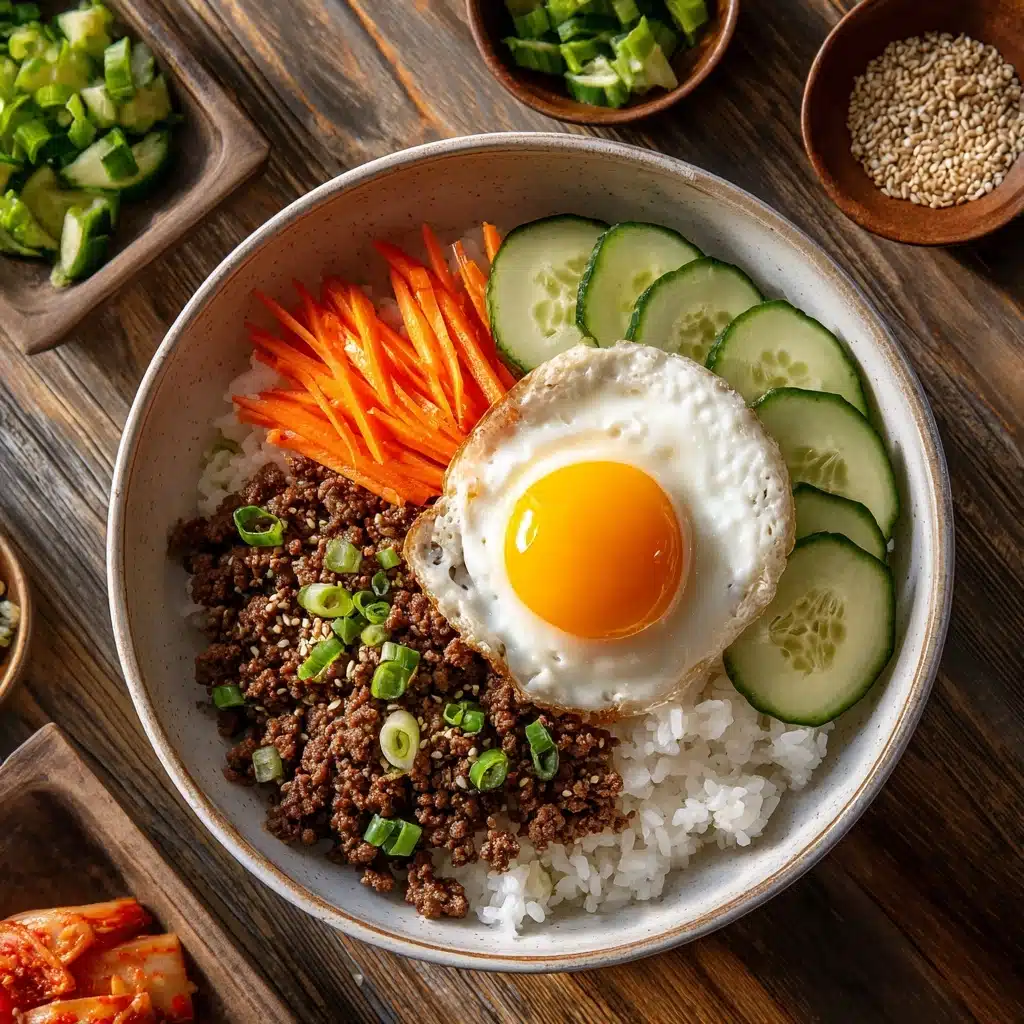 Korean Ground Beef Bowls Recipe - Recipe Image