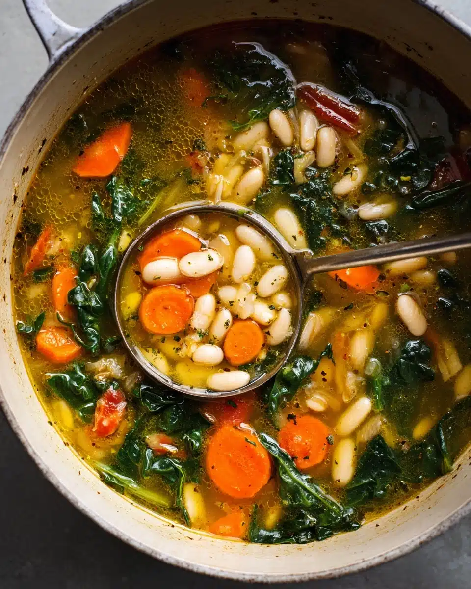 Hearty Tuscan White Bean Soup Recipe