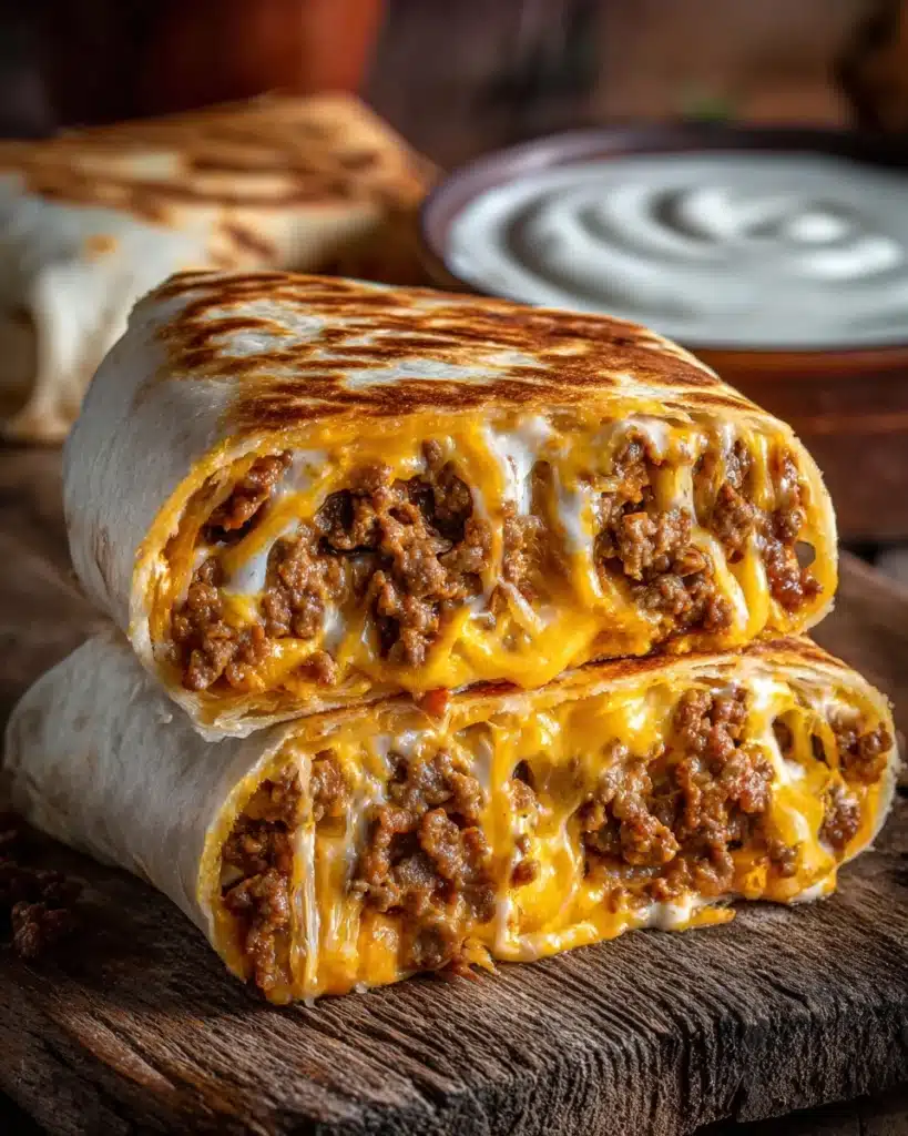Grilled Cheese Burritos Recipe