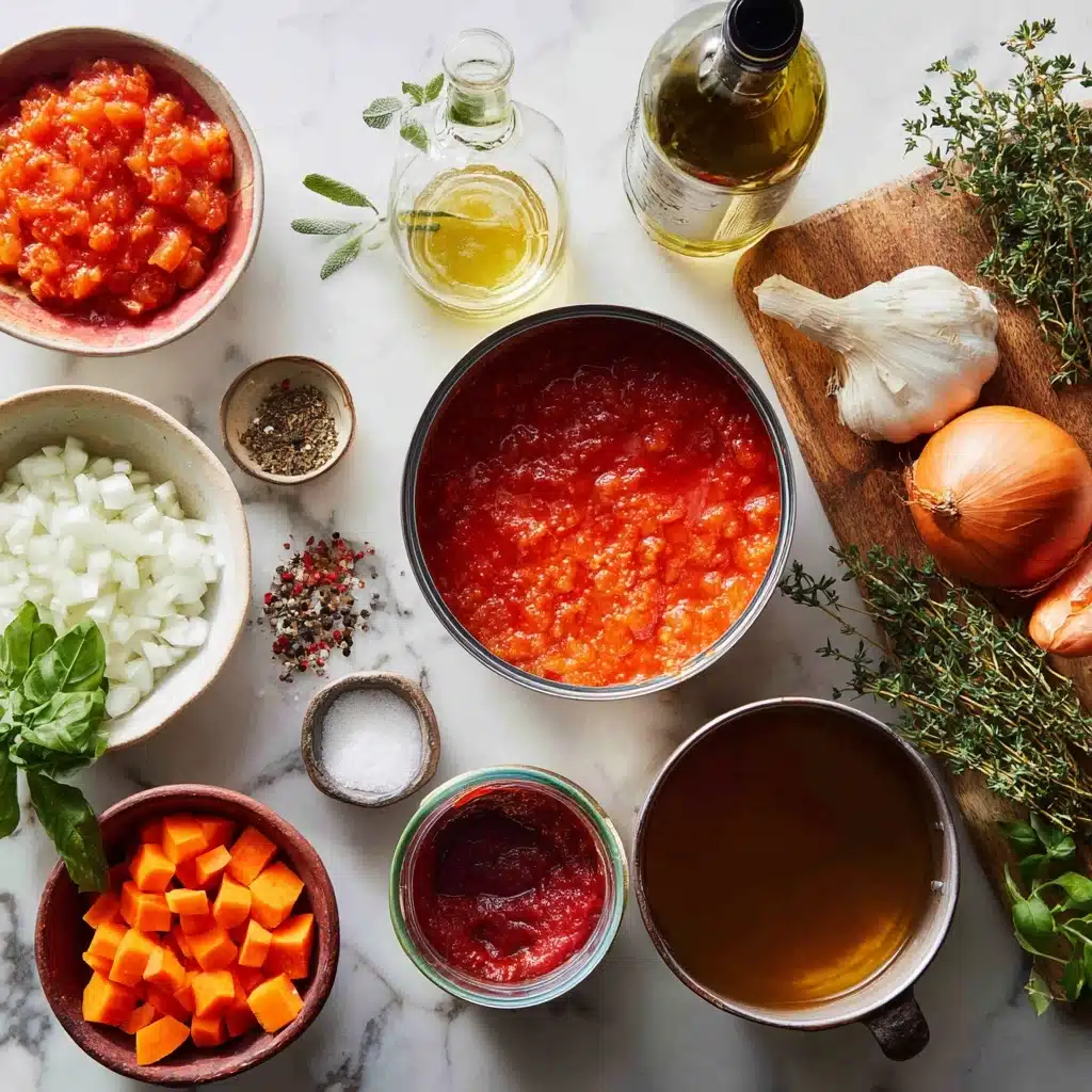 Middle-of-Winter Creamy Tomato Soup (Canned Tomatoes) Recipe - Recipe Image