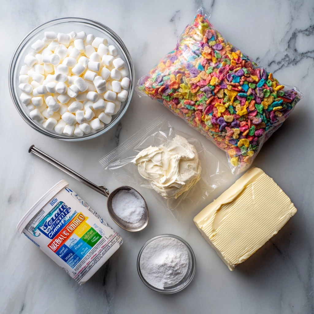 No-Bake Fruity Pebbles Cheesecake Recipe - Recipe Image