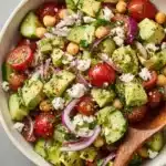 Chickpea Feta Avocado Salad Recipe