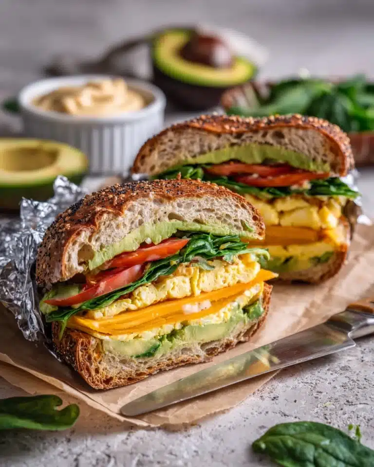 Easy Bagel Breakfast Sandwich Recipe