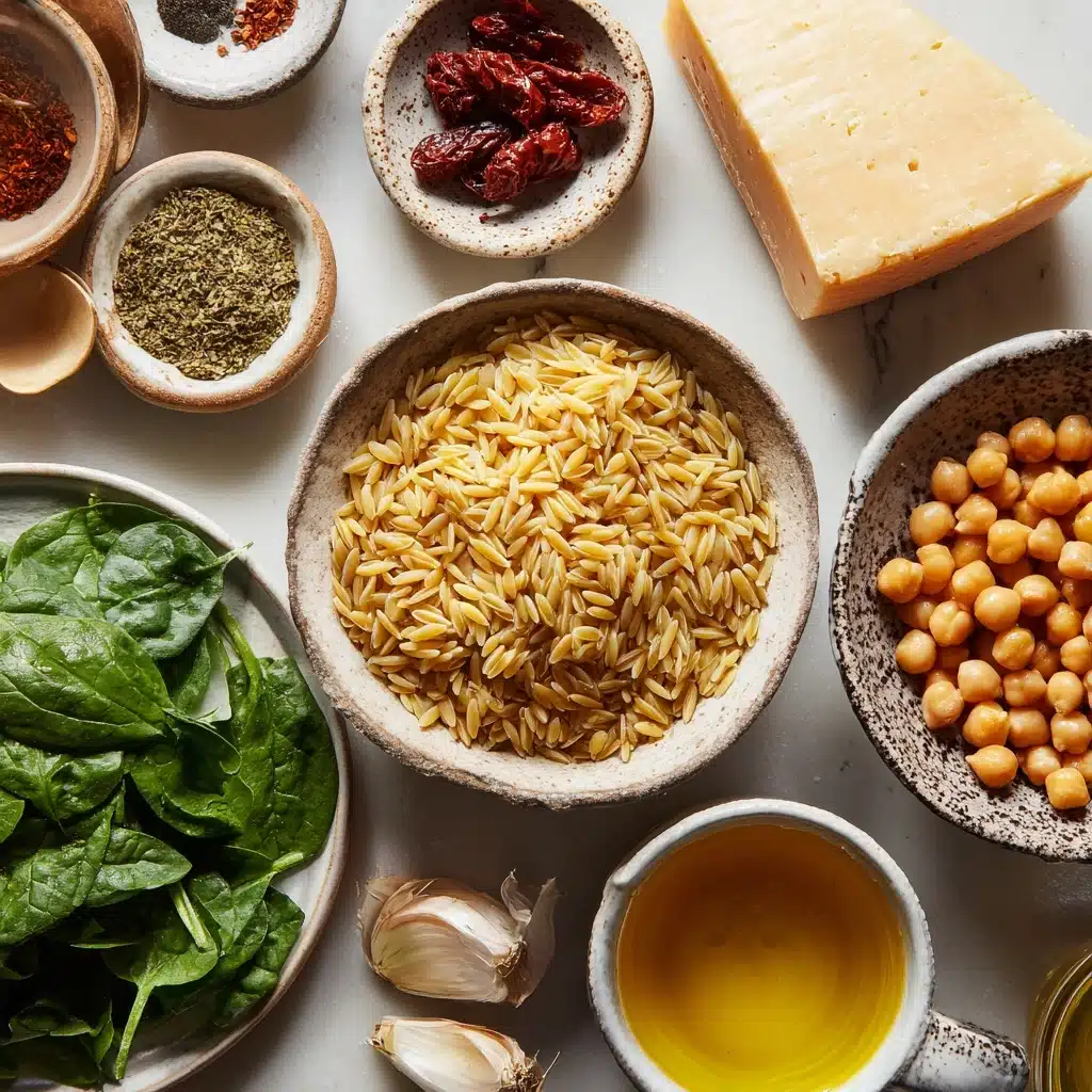 Marry Me Chickpeas and Orzo Recipe - Recipe Image
