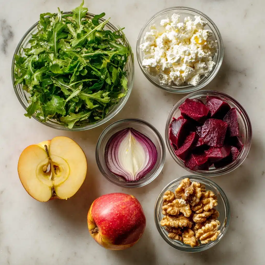 Beet and Arugula Salad with Goat Cheese Recipe - Recipe Image
