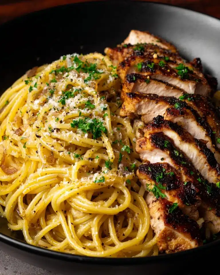 Garlic Butter Chicken Pasta Recipe