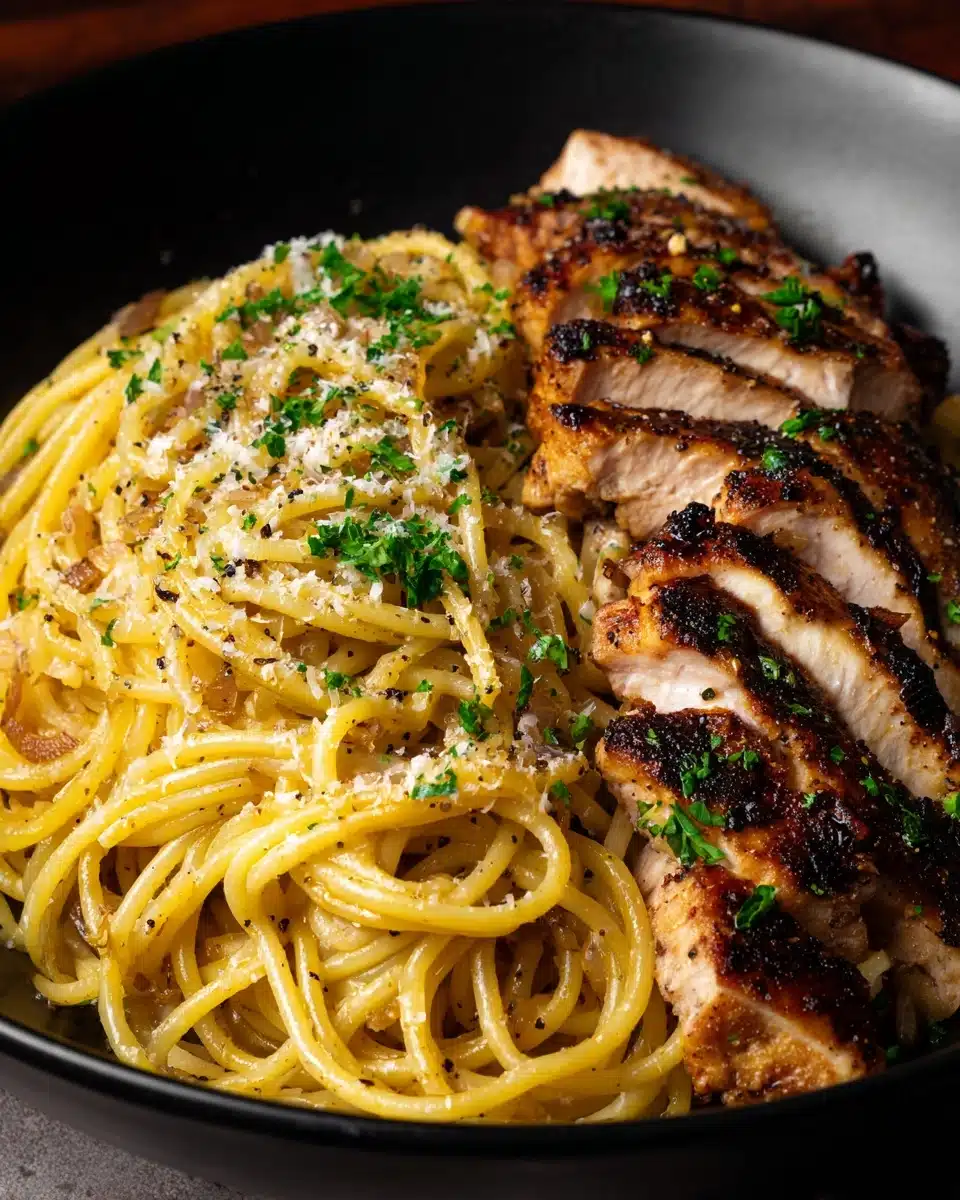 Garlic Butter Chicken Pasta Recipe