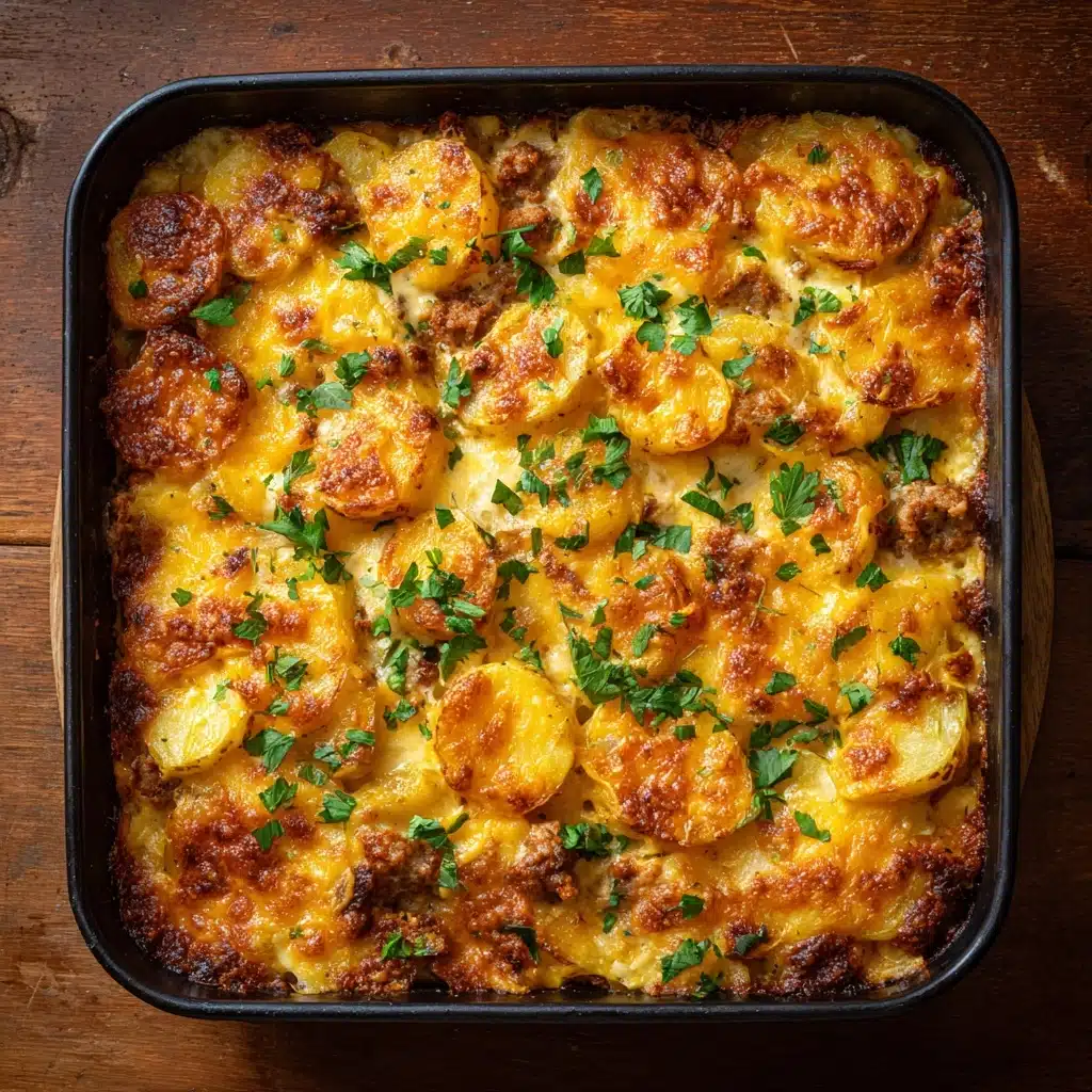 Cheesy Ranch Potatoes and Sausage Recipe - Recipe Image