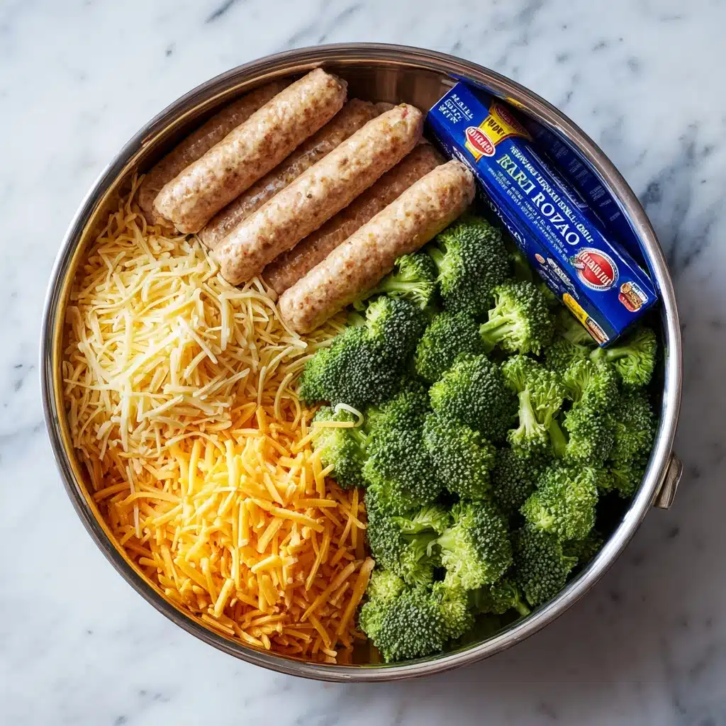 Chicken Sausage Orzo Skillet with Broccoli Recipe - Recipe Image