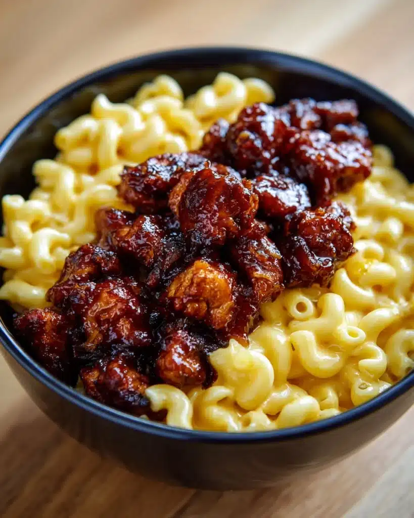 Honey BBQ Chicken Mac and Cheese Recipe