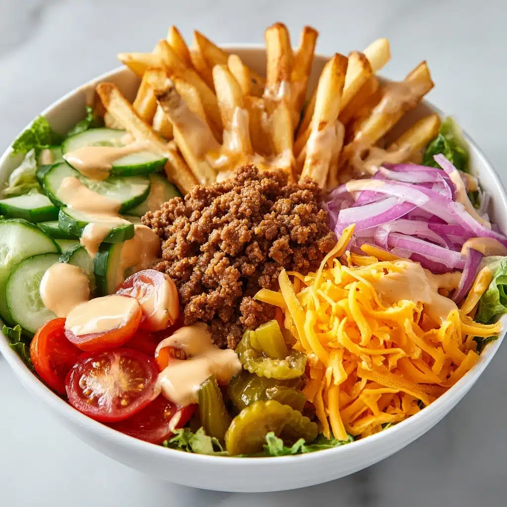 Healthy Burger Bowls with Special Sauce Recipe - Recipe Image